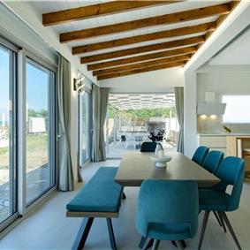 3 bedroom seaside villa with pool & jacuzzi, near Acharavi, sleeps 6